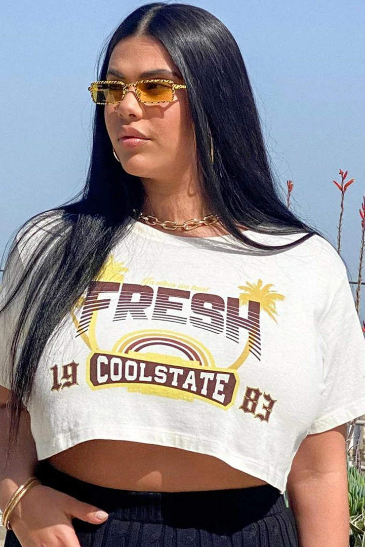 Cheap 😀 Adika OUTLET FRESH Cropped Tee ⌛ 5 Adika OUTLET FRESH Cropped Tee